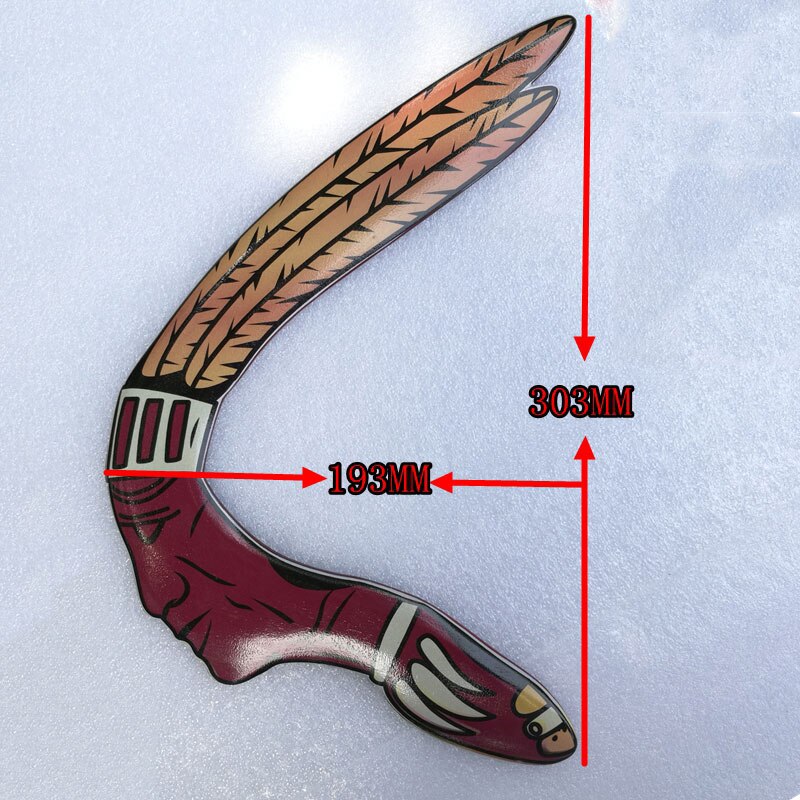 Inheemse Boomerang Kan Vliegen 50 Meter Handgemaakte Houten Boomerang Outdoor Sport Vliegtuigen Speelgoed Indoor Ambachten Ornamenten: Default Title