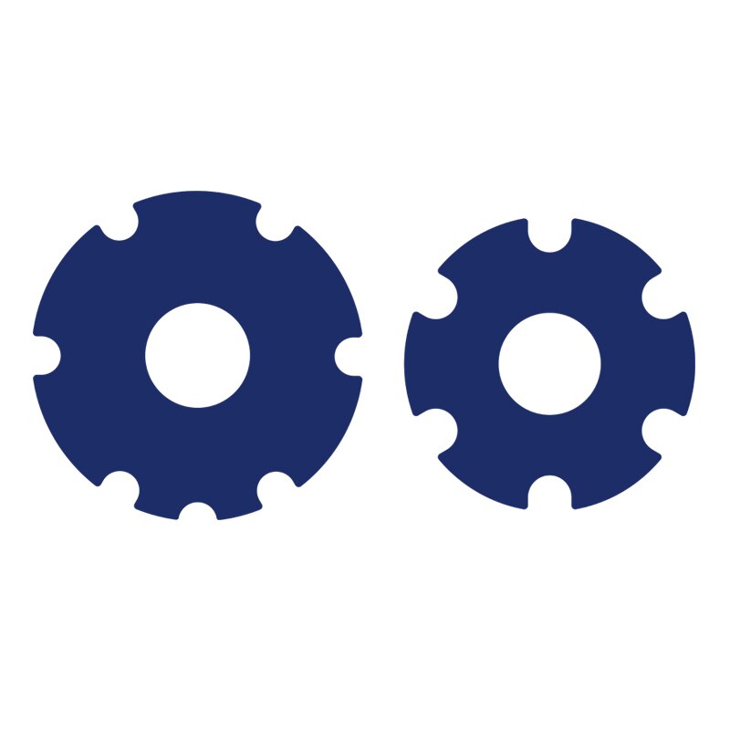 1Pair Scooter Front Wheel Sticker Motor Protective Cover Shell Kick for M365 Pro: Blue