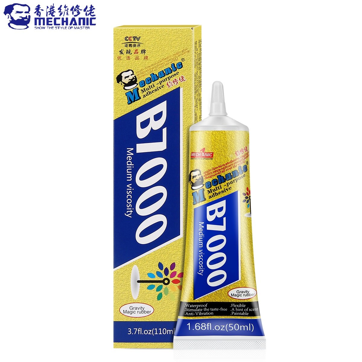 Mecánico 110ml B7000 pegamento multiusos resina epoxi adhesivo líquido reparación teléfono celular artesanía vidrio LCD pantalla táctil Super pegamento