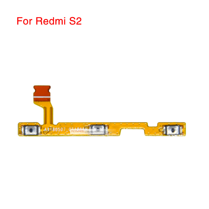 1pcs Power Button Flex Replacement For Xiaomi Redmi S2 3 3X 3S 4A 4X 5A 6A 7 5 Plus Note 5 6 Pro Mute Volume Control Side Switch: For Redmi S2
