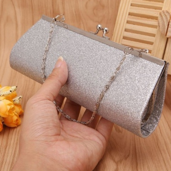 Pochette à paillettes pour femmes, sac à main de soirée pour Banquet de mariage, sac à bandoulière