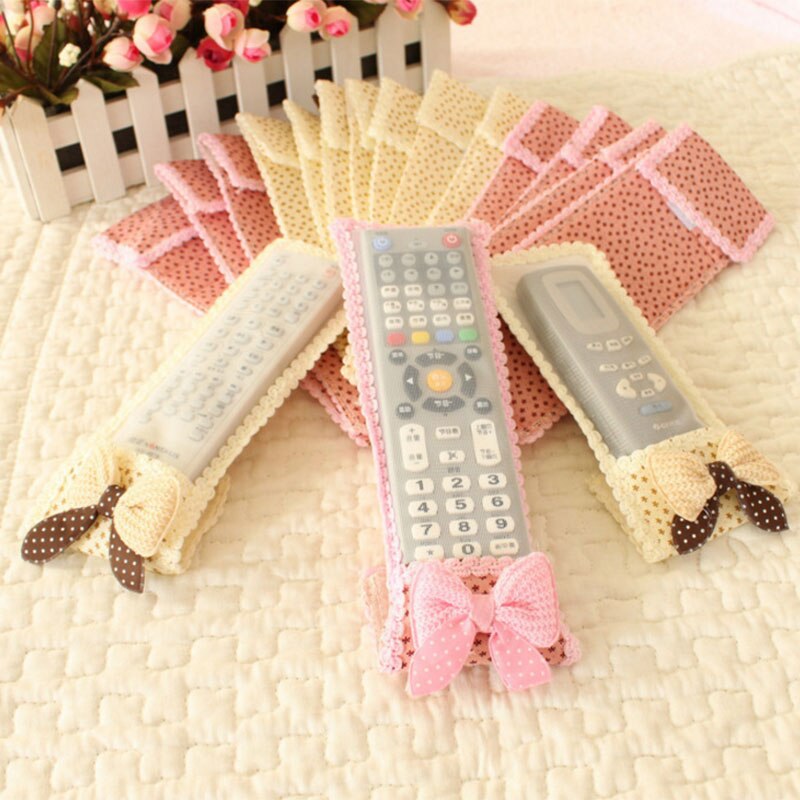 Remote Control Cover Fabric Butterfly Air Conditioning Colorful Cartoon Dust Proof