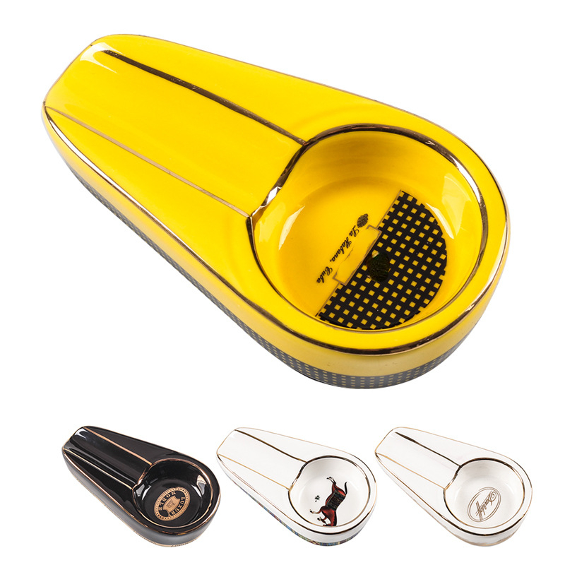 Posacenere per sigari posacenere per sigari portatile verniciato in ceramica accessori per sigari accessori per fumatori