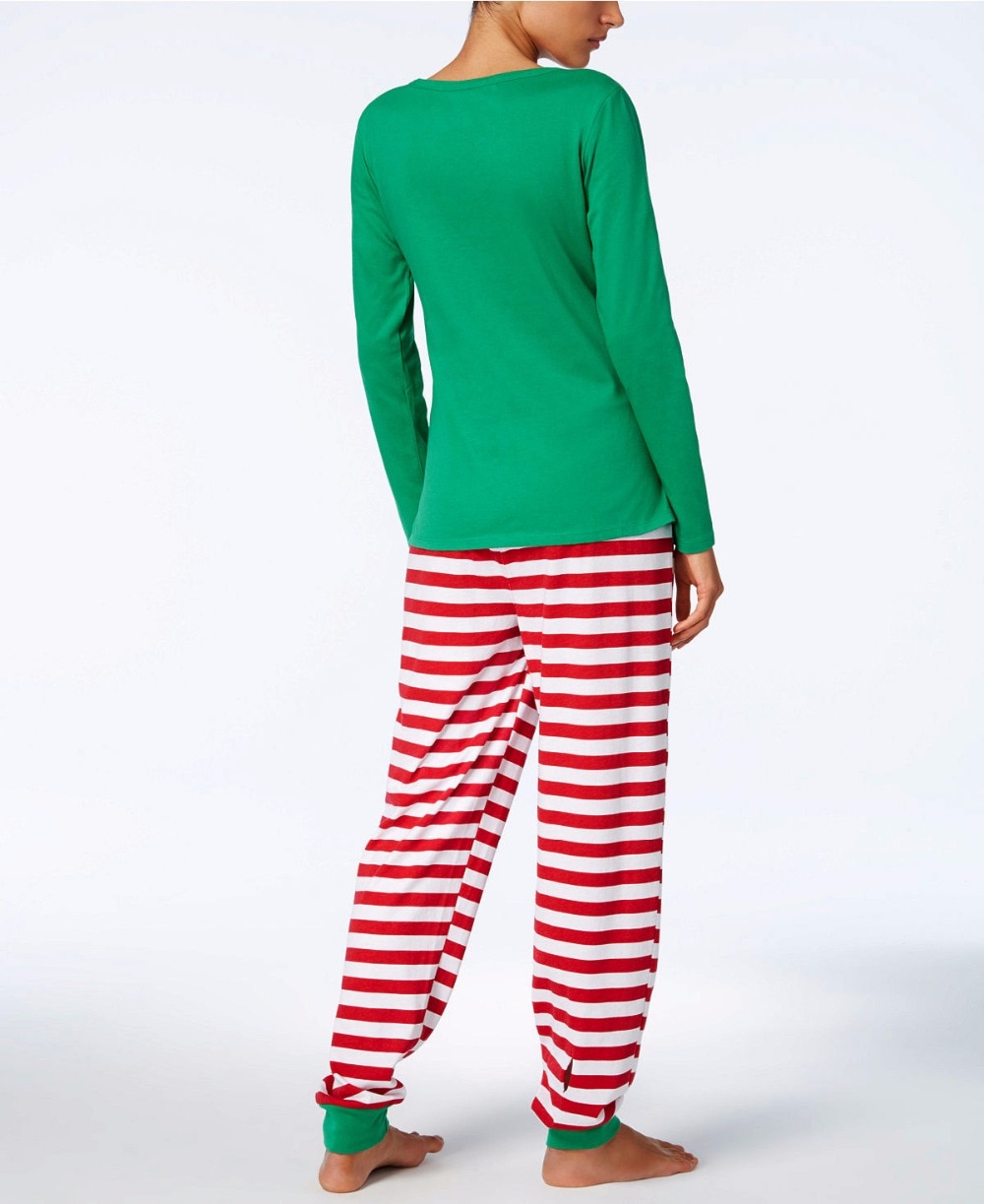 Familie Weihnachten Pyjama einstellen Familie Passenden Kleidung Weihnachten Party Kleidung Erwachsene freundlicher Pyjama einstellen Baumwolle Baby Karosserie Nachtwäsche