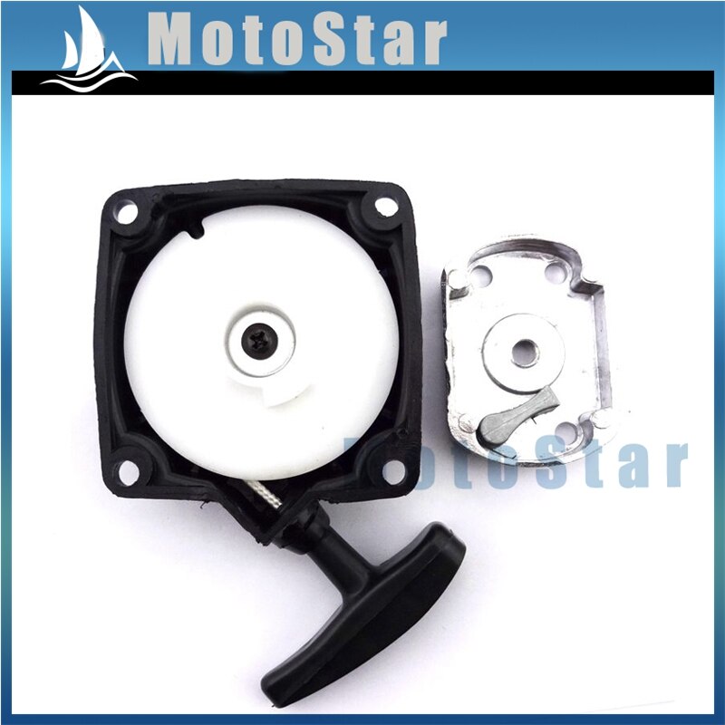 Pull Start Repeteerstarter + Claw Pawl Cog Voor 2 Takt 33cc 36cc 43cc 49cc Motor Benzine Gas Goped Stand up Scooter Gsmoon