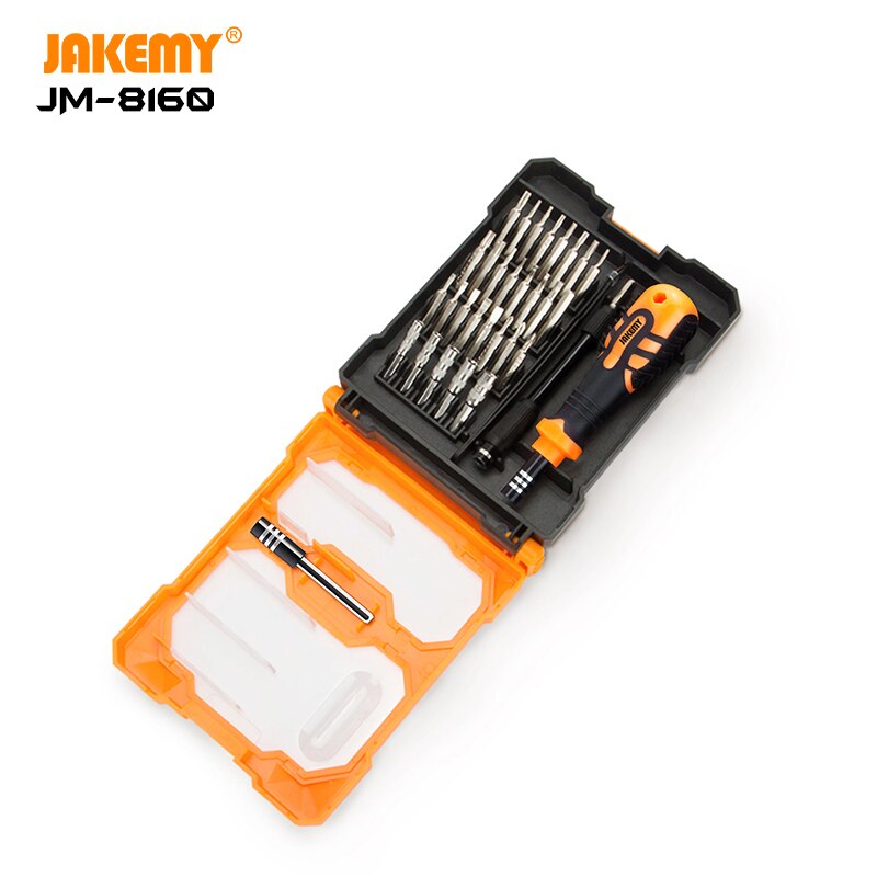 Jakemy Originele JM-8160 34 In 1 Precisie Schroevendraaier Set Multi-Functionele Diy Hand Tool Met Crv Bits Voor Mobiele laptop Reparatie