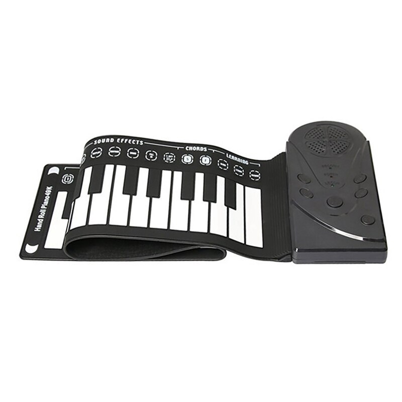 Aufrollbares klavier mit 49 tasten, tragbares keyboard für kinder, anfänger, familien, reisen und erwachsene