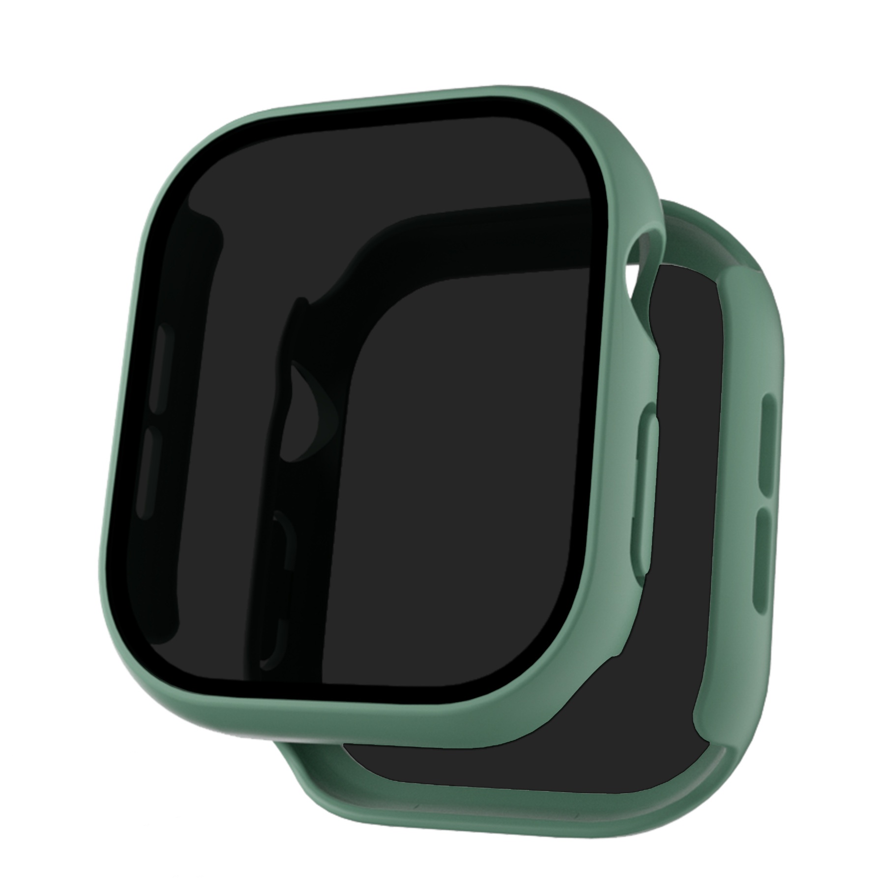 Lasi + kotelo apple watch series 10: 42mm 46mm , yksityisyyttä suojaava näytönsuoja, kova tietokoneen suojakansi iwatch  s10 -lisävarusteille: Hopea / 7 tuumaa ja enemmän