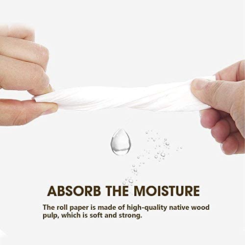 Rollos de papel higiénico a granel 80g/rollo blanco suave papel higiénico a granel, libre de séptico fácil Degradable 3 capas de papel higiénico Natural
