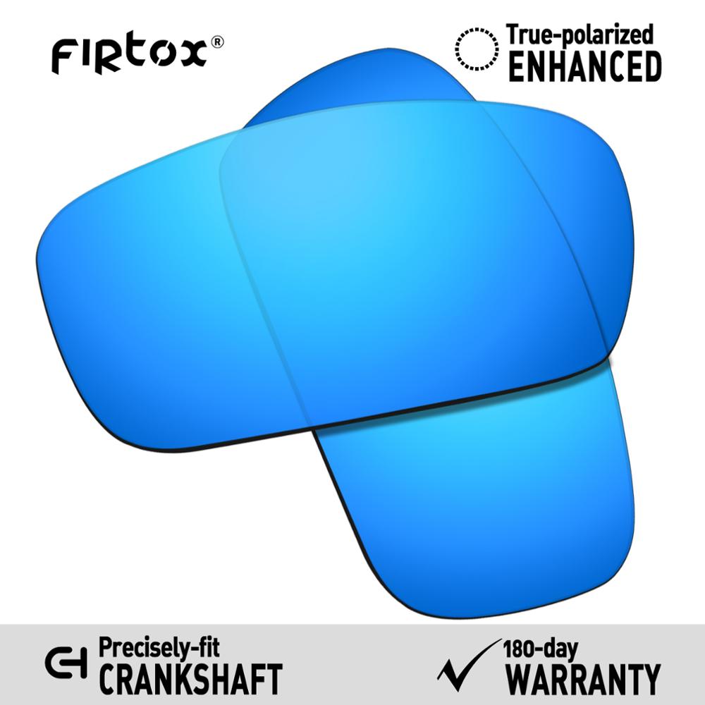 Firtox Wahre UV400 Polarisierte Linsen Ersatz für-Oakley Kurbelwelle OO9239 Sonnenbrille (Compatiable Objektiv Nur)-Mehrere Farben: Blau-polarisiert