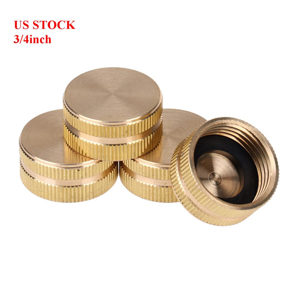 3/4inch Garden Hose Brass Hose Cap Female Thread with Washers for Standard Garden Brass Hose End Cap Garden Hose Irrigation Part