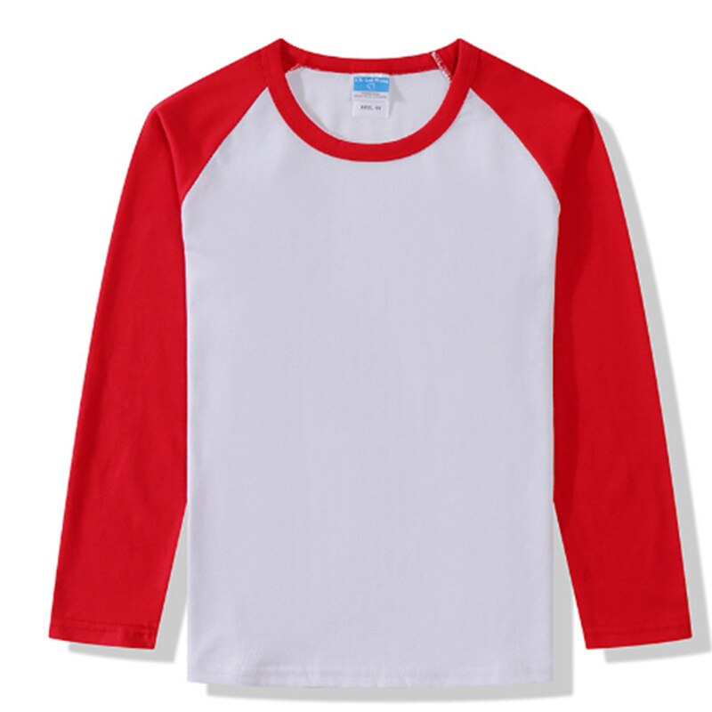 Lente Lange Mouwen T Shirts Tops Kids Jongens Meisjes Kinderen O Nek Patchwork Tees Tops Herfst Sweatshirt Shirts Mujer