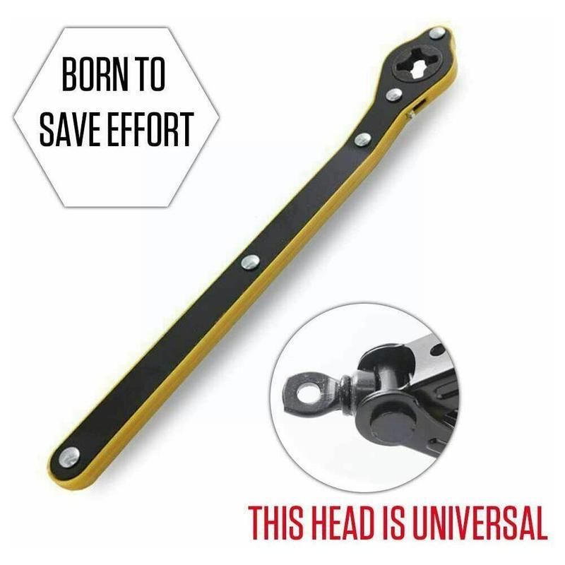 Llave de ahorro de trabajo, Gato de manivela Manual, herramienta de levantamiento Manual, llave de taller, trinquete, tijera Ha J1X6