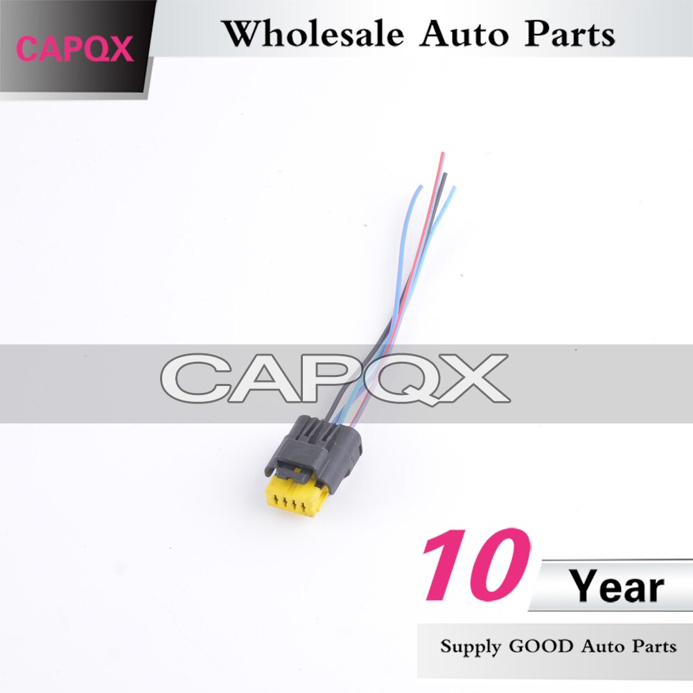 CAPQX 4Pin For Nissan Qashqai Rear Tail Light Bulb Plug Talight Brake Light Lamp Bulb Socket Connection Connector: 1pcs