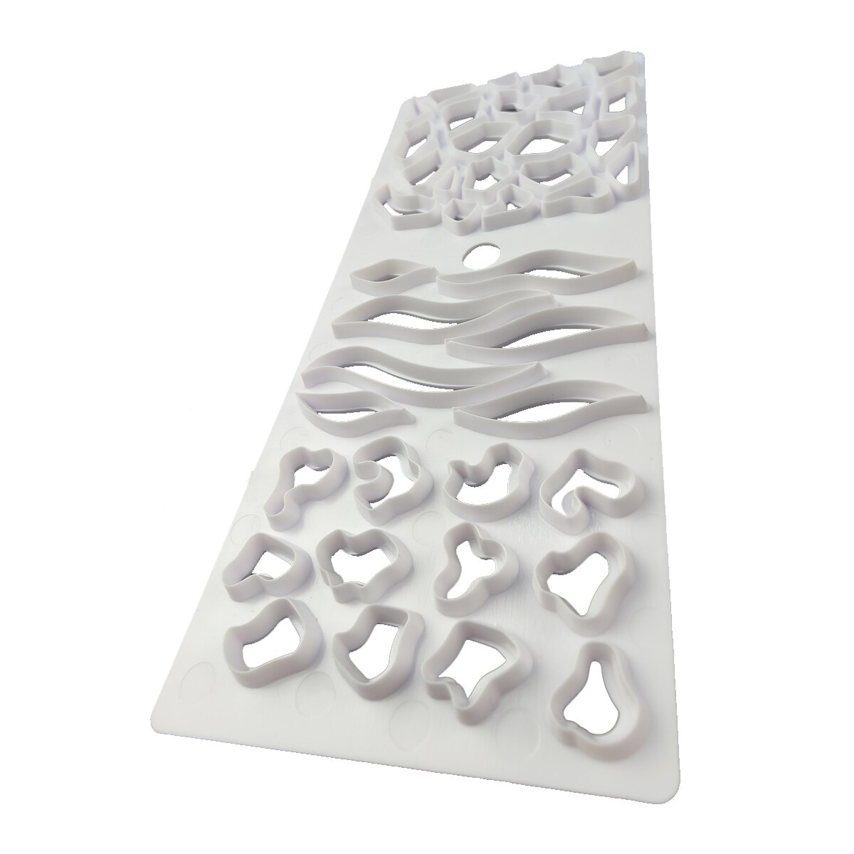 Animal Leopard Print Vorm Fudge Cookie Cutter Afdrukken Fondant Dessert Biscuit Mold Voor Bakken Chocolade Cake Decorating Gereedschap