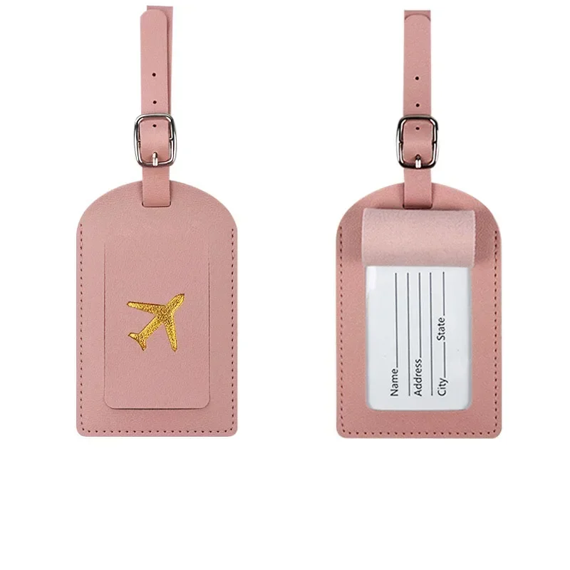 Reise Koffer Tasche Zubehör Leder Gepäck Stichworte Reisepass Abdeckung Ich würde Karte Adresse Name Halfter Etikett Gepäck Internat Tasche Stichworte: Pflaume