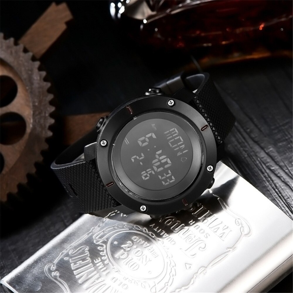 KAK Watch-reloj electrónico de alta gama para hombre, resistente al agua hasta 30M, contador de pasos, deportivo, novedad