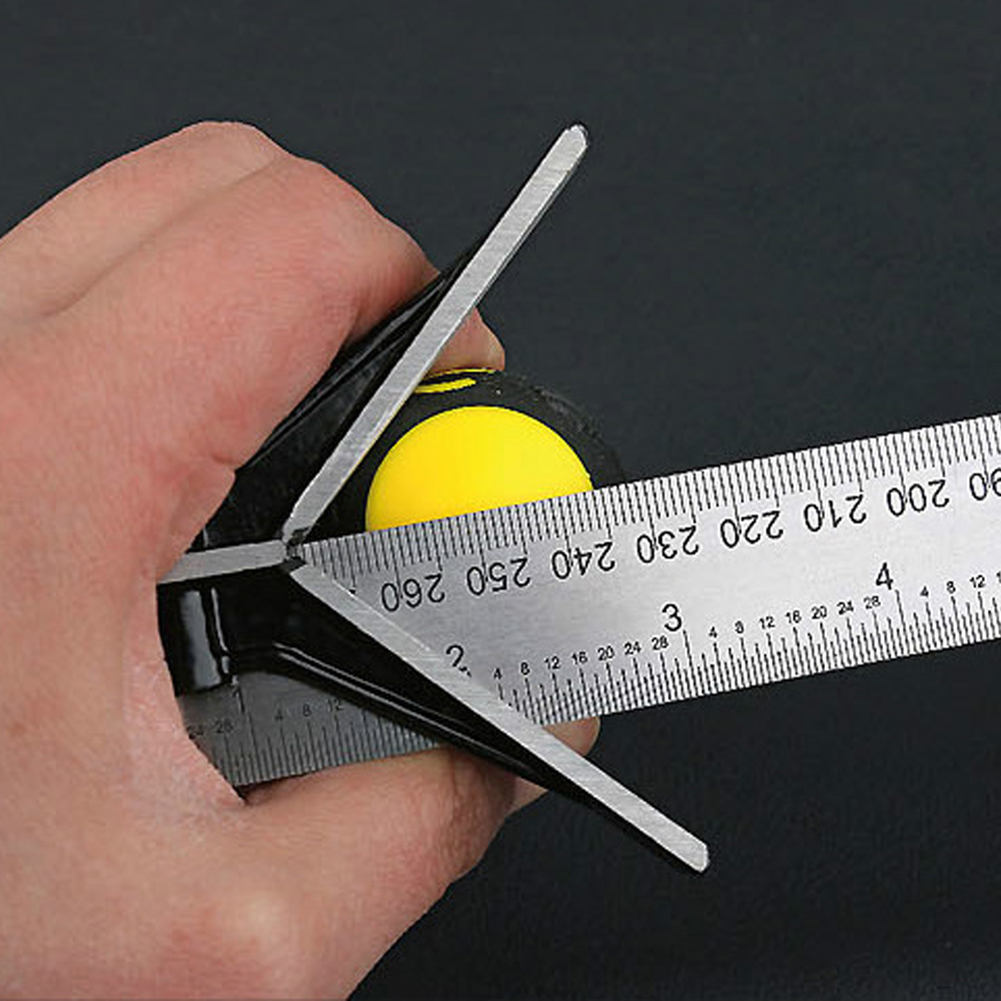 300mm Kombination Platz Winkel Lineal Edelstahl Multi-funktion Messen Werkzeug