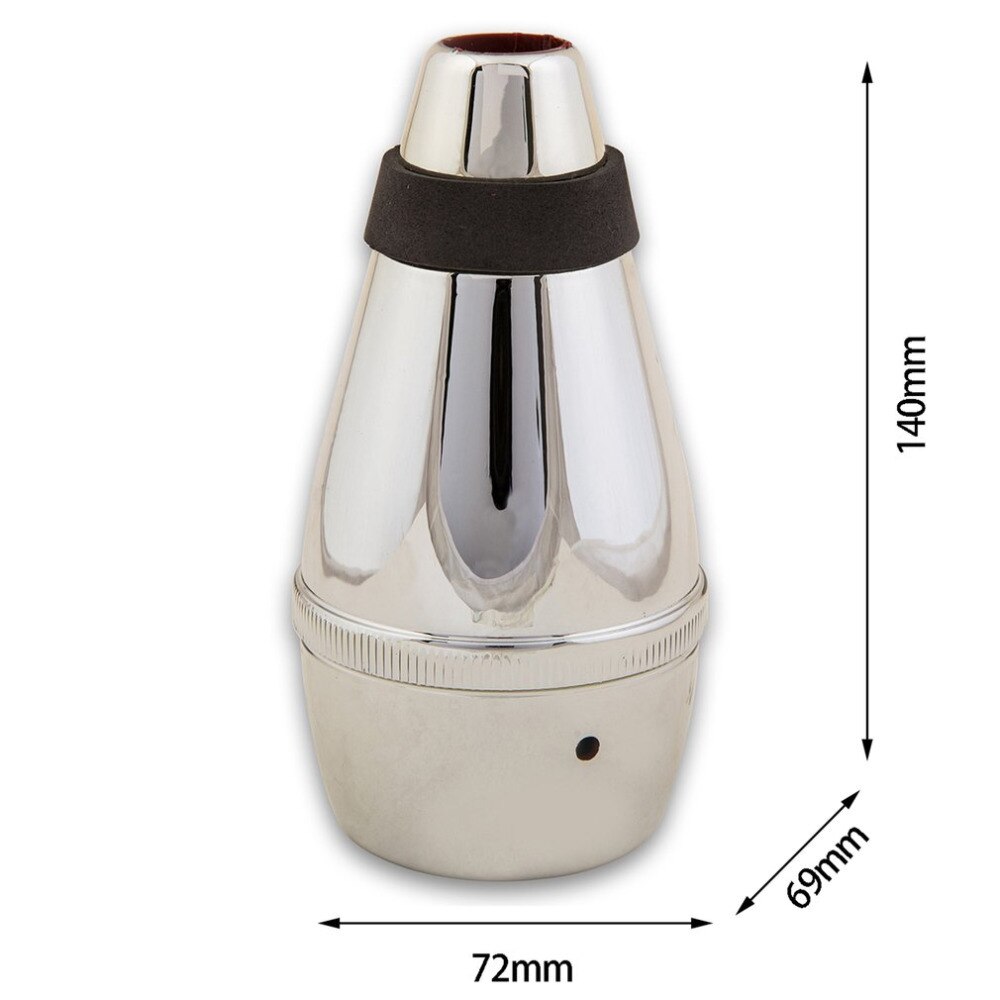 Mute for Trumpet Aluminium Straight Trumpets Mute For Jazz Instrument Practice Beginner