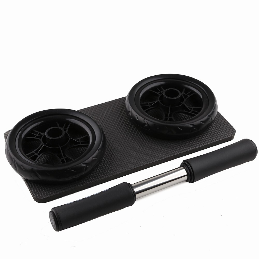 Pas de bruit roue abdominale Ab rouleau avec tapis pour équipement de Fitness exercice de gymnastique