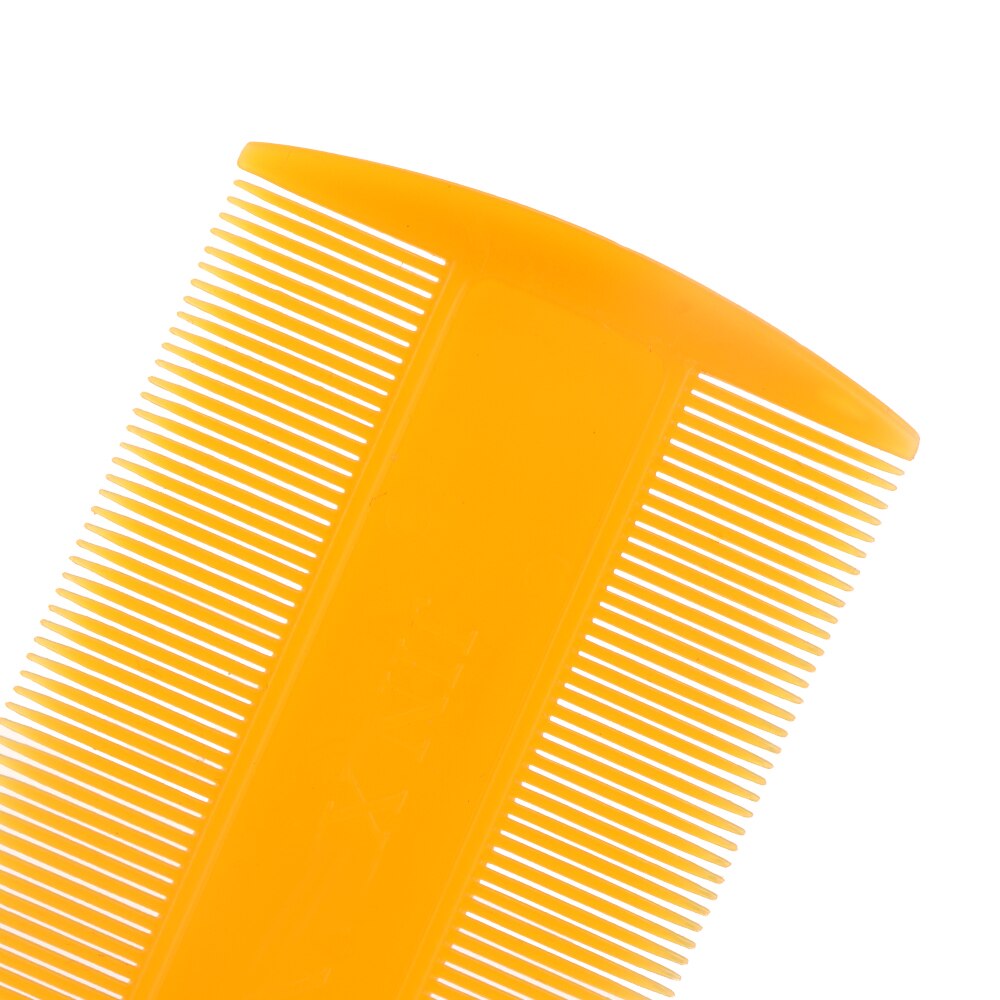 1/2 stk dobbeltsidet hovedlusekam beskyttet smal fin tand hovedlus loppe fjern hårkamme til stylingværktøjer tilfældig farve