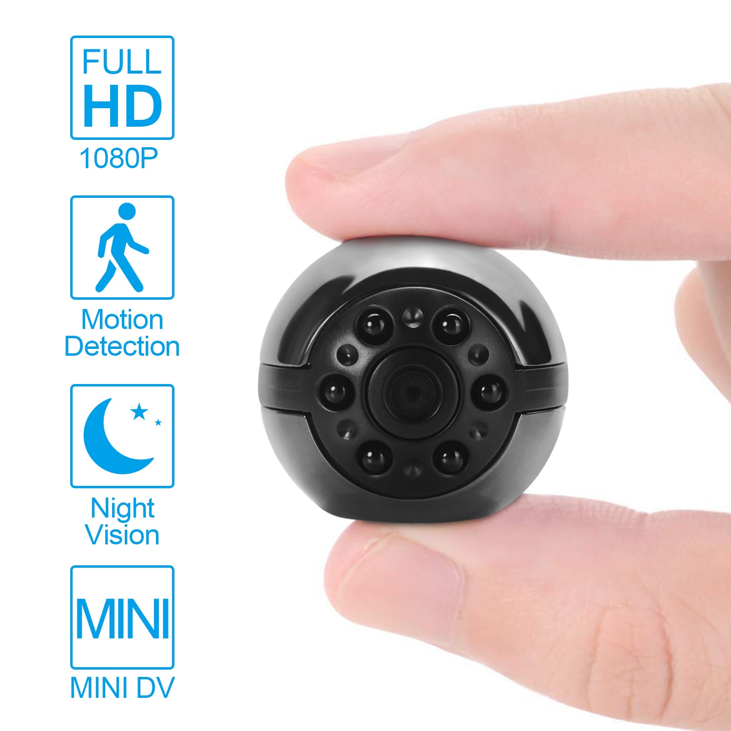 Mini DVR Camera HD Camcorder 1080 p Nachtzicht Video Recorder Camera Micro DVR Cam Infrarood Nachtzicht Bewegingsdetectie