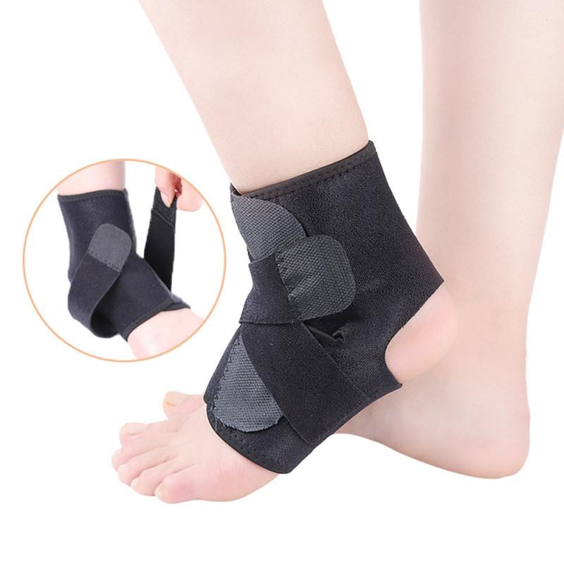 Unisex Zwart Verstelbare Enkel Voet Enkel Ondersteuning Elastische Brace Guard Protector Voetbal Basketbal Outdoor Sport Accessoires 7