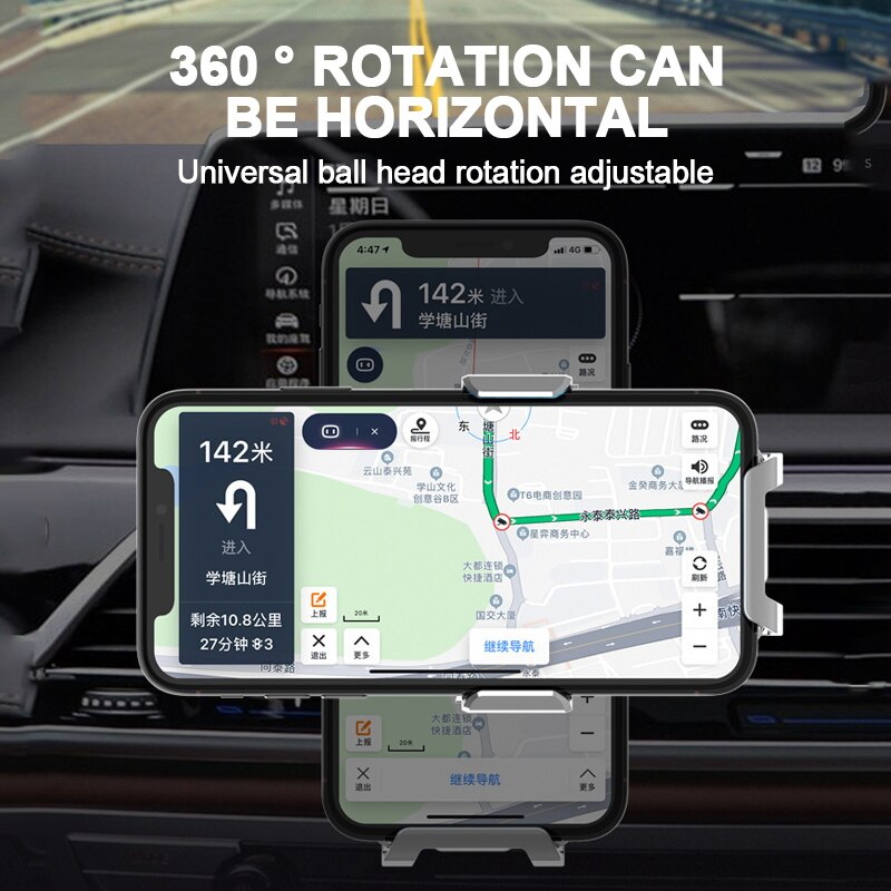 Tongdaytech 15W Caricabatteria Da Auto Senza Fili Per Il Iphone 8 XS 11 Pro Max Automatico Auto Veloce Caricatore Del Supporto Per Samsung s20 S10 S9 S8 Più