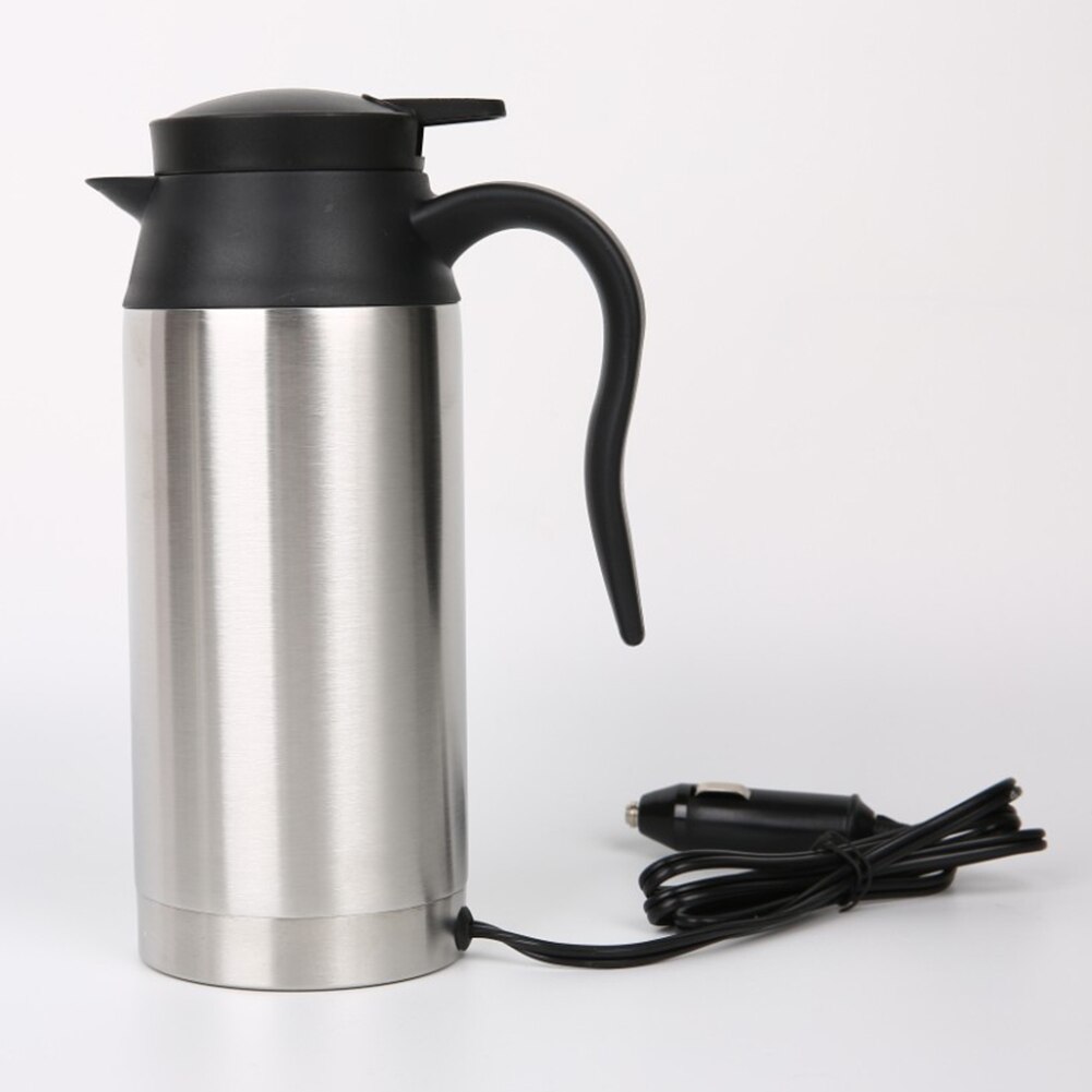 750ML/1000ML 12V Auto Wasserkocher Edelstahl Tragbare Kaffee Tasse Wärmer für Heizung Wasser Kaffee milch Tee