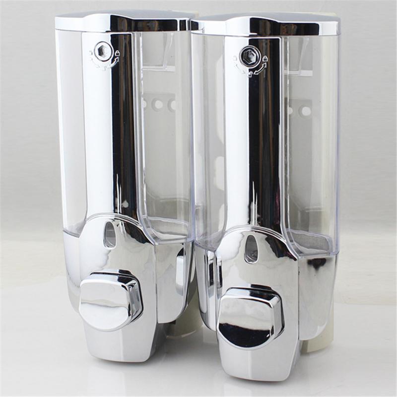 Wall Mount Zeepdispenser Single-Head Handleiding Hand Vloeibare Shampoo Douchegel Dispenser Draagbare Zeepdispenser Lotion Container