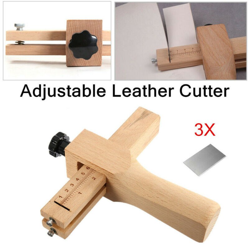 Coupe-bande réglable pour bricolage, coupe-bande en bois et sangle, outil artisanal, outils de coupe du cuir à la main,