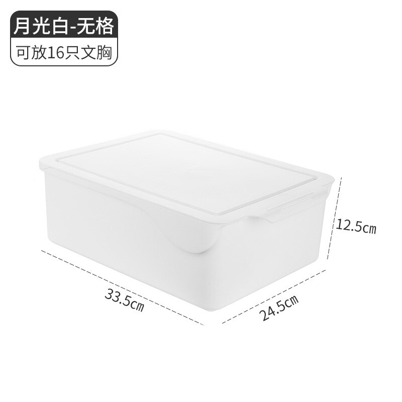 Closet Drawer Storage Box Divider Organizer 15 Grids Socks Bra Underwear Dormitory Wardrobe Boxes Desktop Wardrobe Shelf Divider: White / 15 Grid