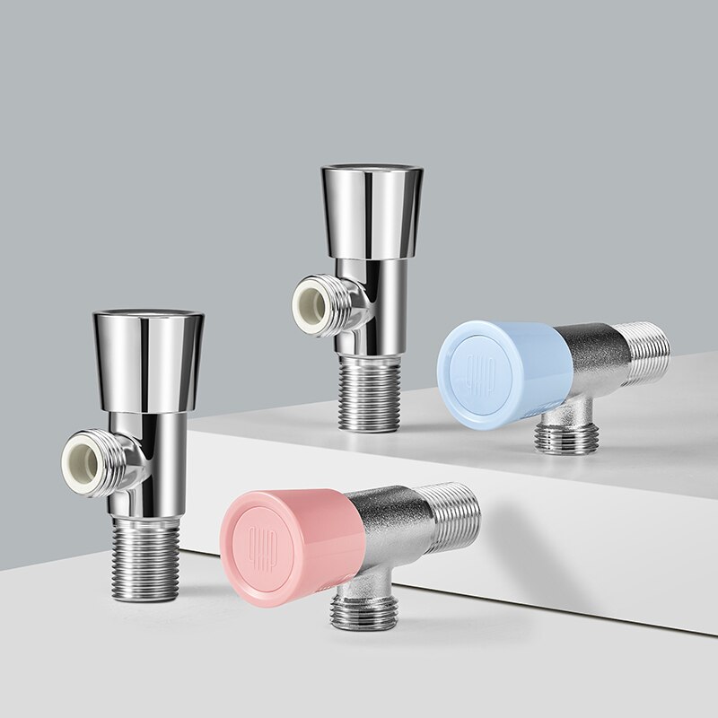 Diiib Copper Water Regulation Valve Cold Water Stop Valve G1/2 Kitchen Faucet Toilet Valve llaves de paso de agua para bano