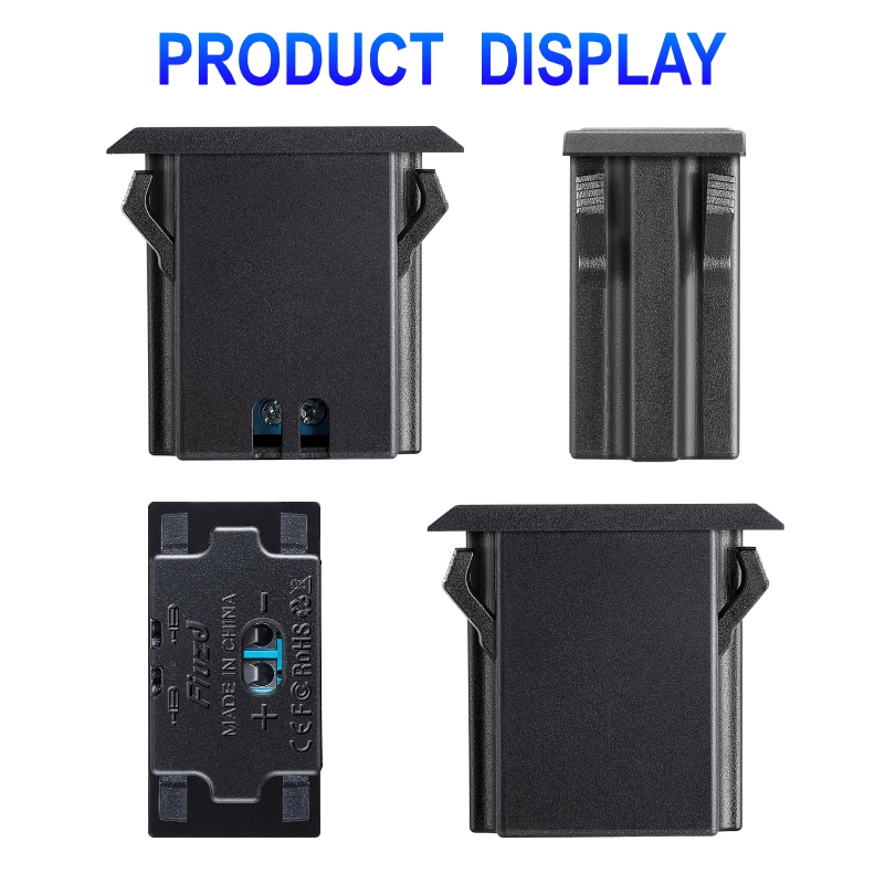 Adaptador de carga rápida, cargador de teléfono USB de 3 puertos en adaptador de cargador de coche para camión de 12V/24V, motocicleta, RV, barco marino