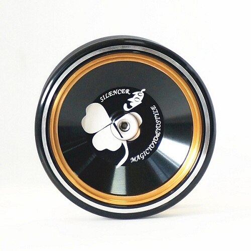 Magic yoyo M001 yoyo Clouds YOYO CNC Metal KK bearing yoyo Toys Special Props diabolo juggling: black