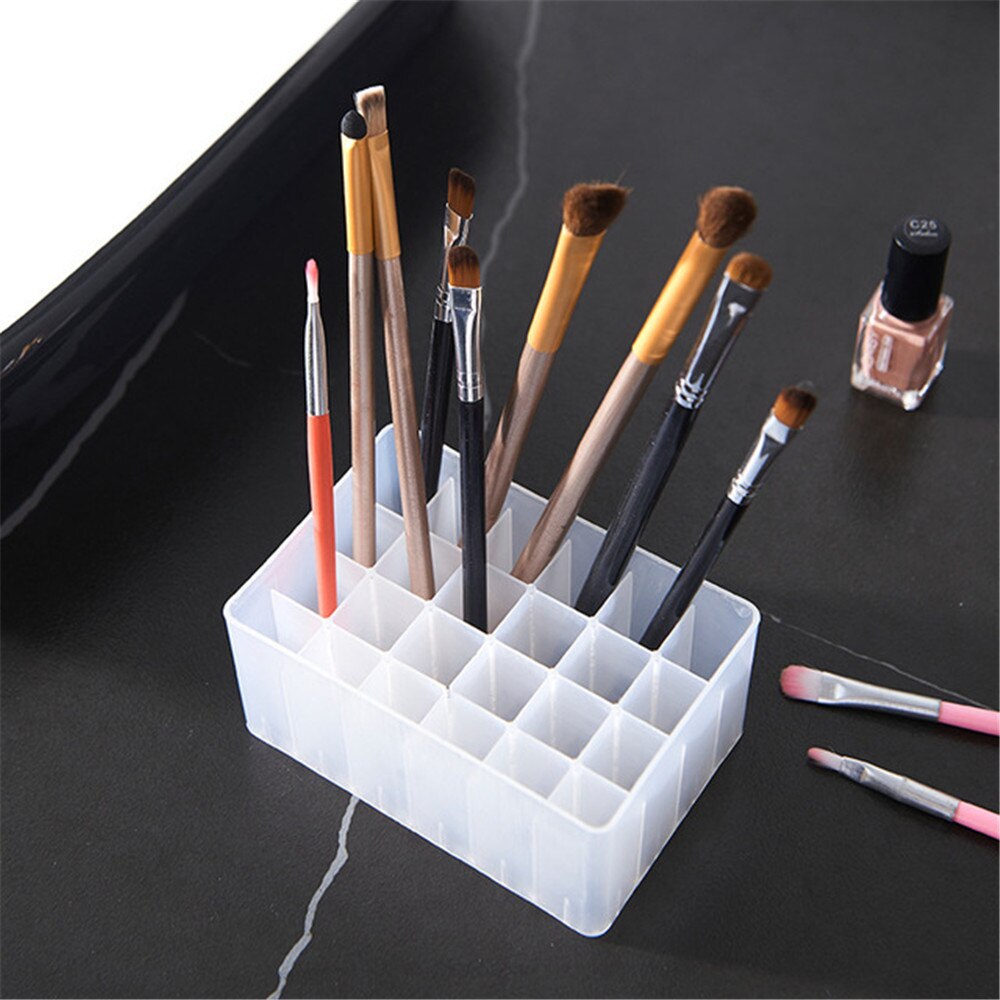 Soporte para rotuladores, organizador de escritorio con 30/40 ranuras, soporte para lápices, brochas de maquillaje, organizador de papelería, Accesorios de escritorio de oficina