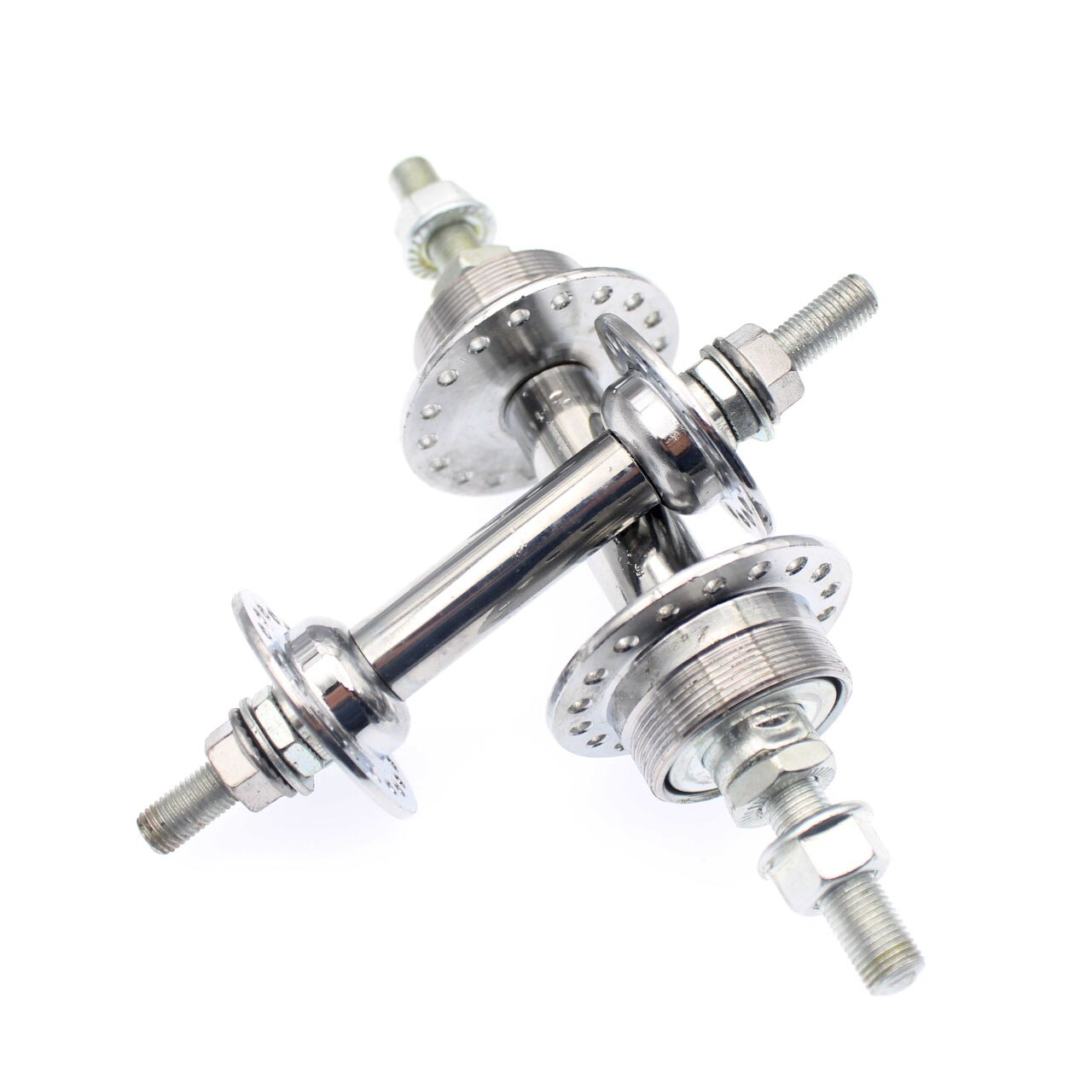 Bicycle Hub 36 Hole Three-open Mountain Bike Front and Rear Hub Iron V Brake Bicycle Axle Accessories Bike Parts