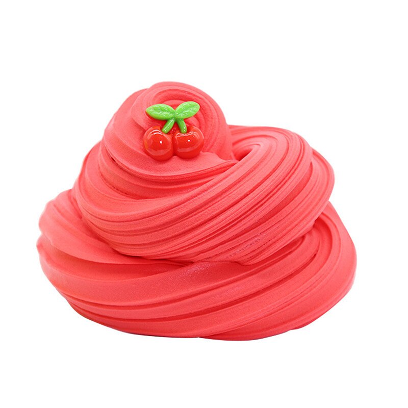 60ml Fruit Butter Fluffy Slime Supplies Toys Polymer Clay Additive Putty Soft Plasticine For Modelling Slime Charms Accessories