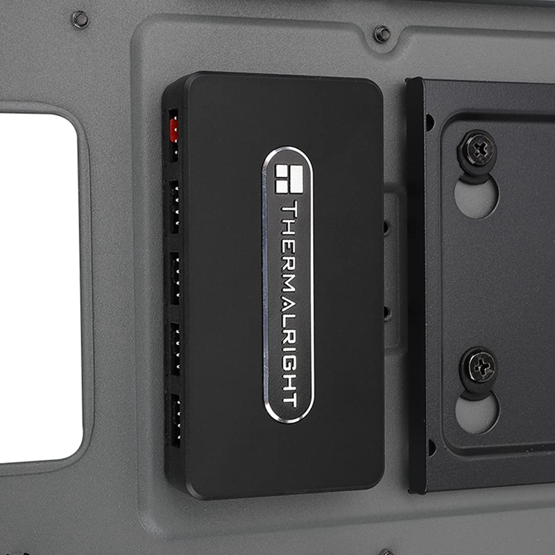 Thermalright Fan Hub, PC Case Fan Controller 4-Pin, Ventilation Controller CPU Fan Distributor (PWM)