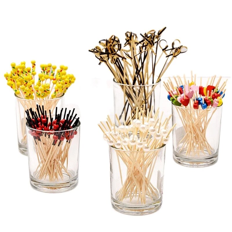LUSEOAN 100 Stuzzicadenti Con Bandiera Uruguay – Bandierine Per Cocktail, Cupcake, Decorazioni Feste - 4