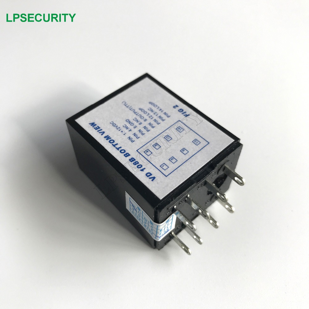Traffic Inductive Signal 12V Loop detector VD108B for sliding gate/operator traffic signal control 4-level sensitivity