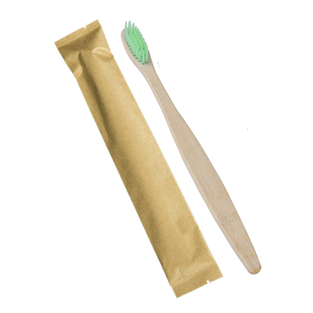 Bamboo Toothbrush with Paper Eco Friendly 10-Pack Soft Bristles Toothbrush Natural wooden and Eco-Friendly BPA Free Bristles