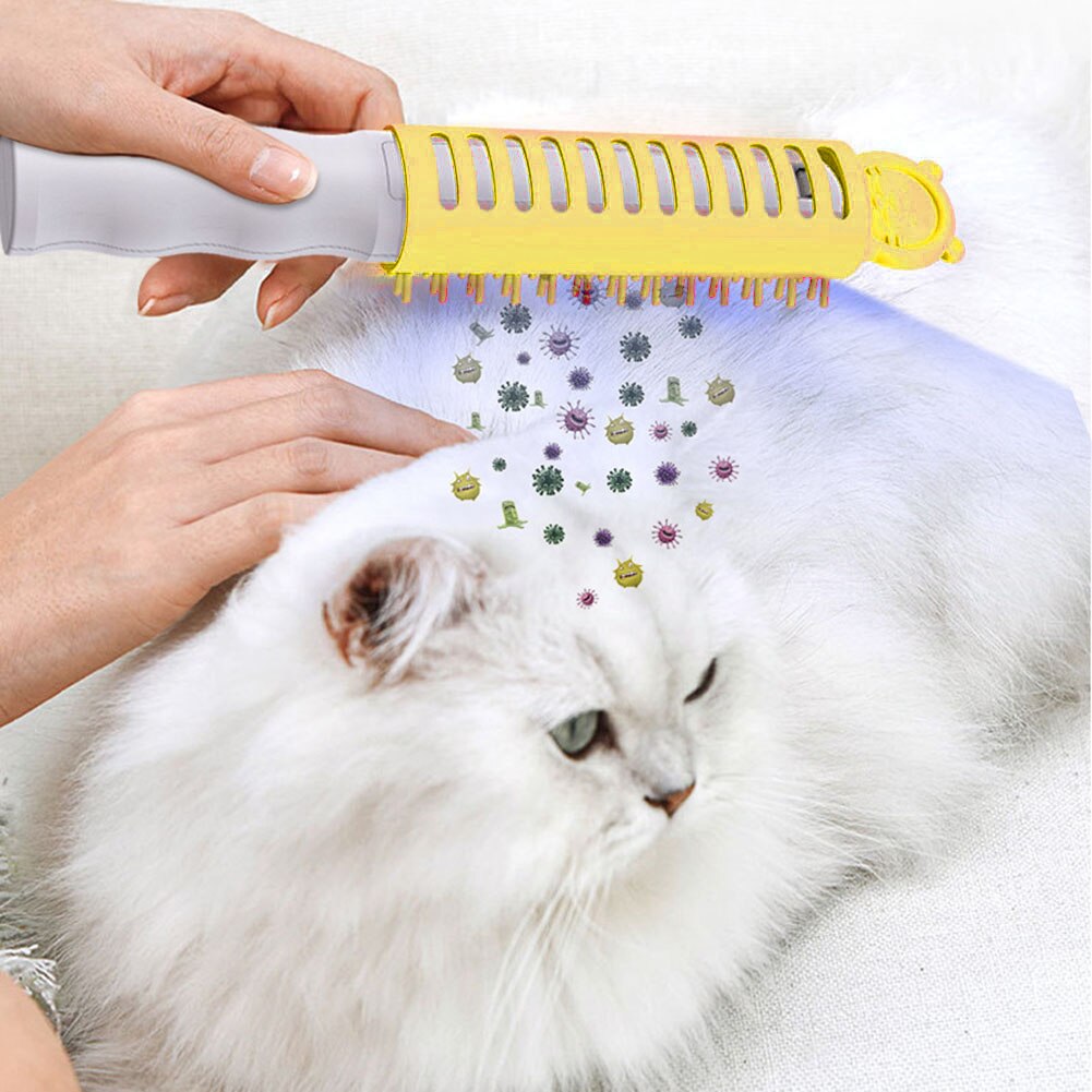 Pet Massage Comb Electric Device Cat Dog Animals Hair Comb Vacuum Fur Cleaner Pet Grooming Cat Dog Deshedding Clipper