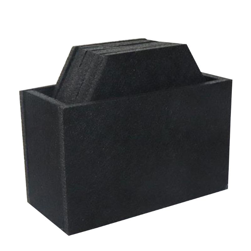 10Pcs Felt Drink Coaster Set with Holder Modern Decorative Coasters: 4