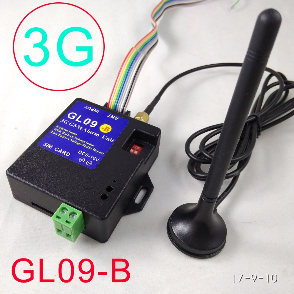 Sehr gute konzipiert 8 eingang GL09-B 3G/GSM kabellos Alarm systeme SMS Alarm Sicherheitssystem SMS oder Notruf Alarm bericht