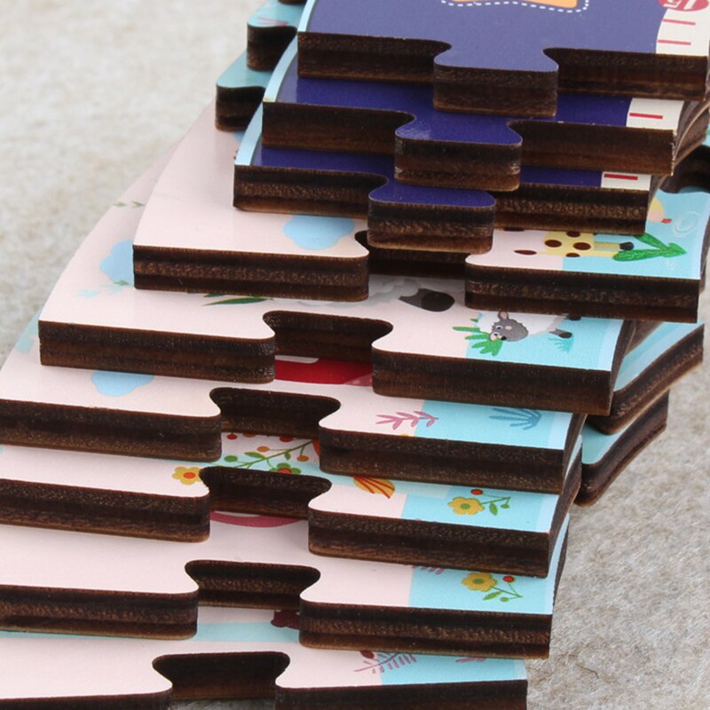 Houten puzzel klok Speelgoed 12 Nummers Klok Speelgoed Cognitieve Bijpassende Klok Speelgoed Baby Kids Vroege Educatief Speelgoed Puzzels