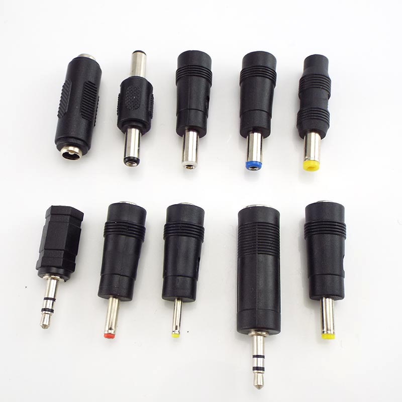DC Power Adapter 5.5*2.1mm 2.5mm 3.5mm 1.35mm Female to Male Adaptor Connectors PC tablet CCTV Power Jack Plug