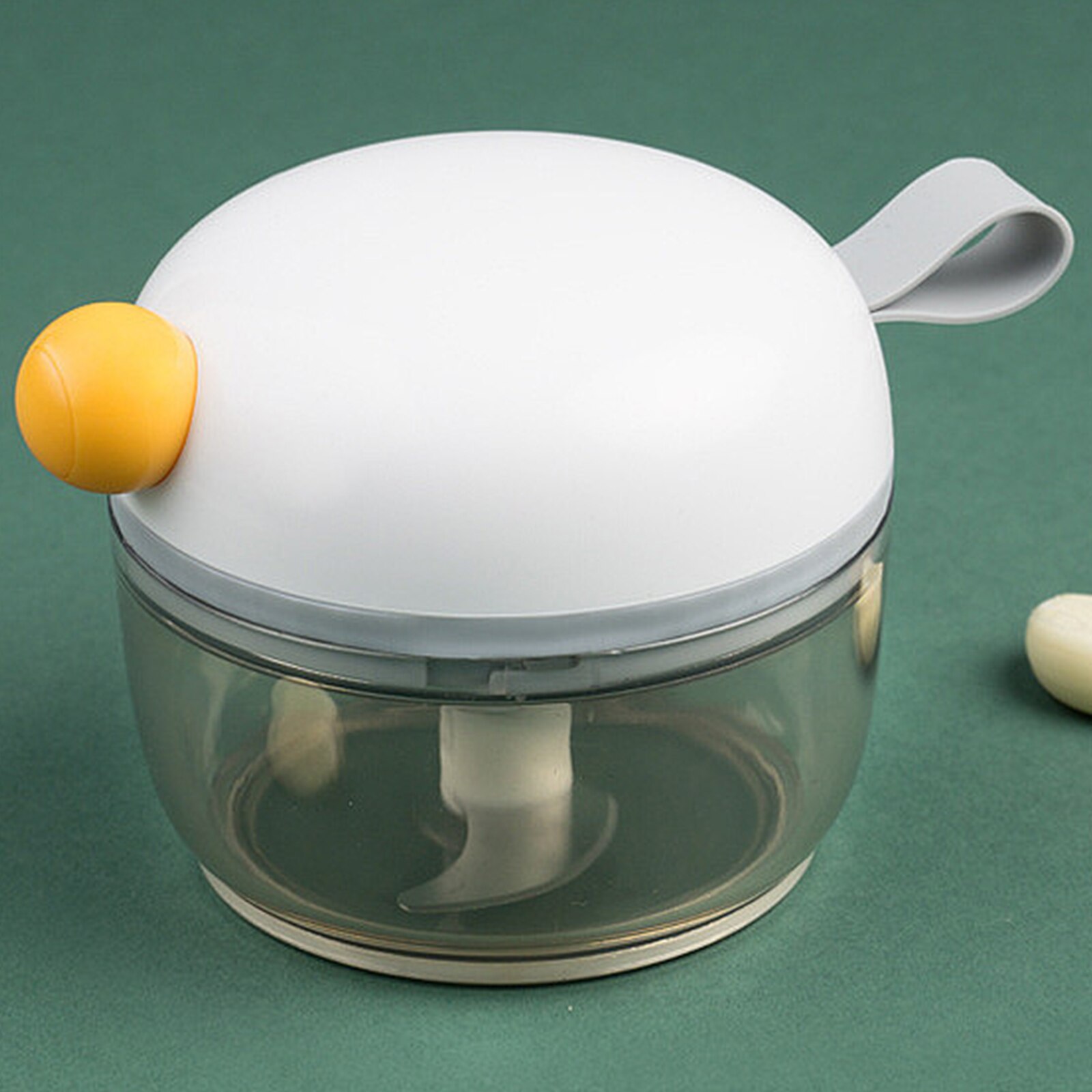 Magnetic Bird Garlic Masher Hand-pull Garlic Masher Garlic Minced Garlic Household Kitchen Masher Small Set Up A Garlic Artifact: white
