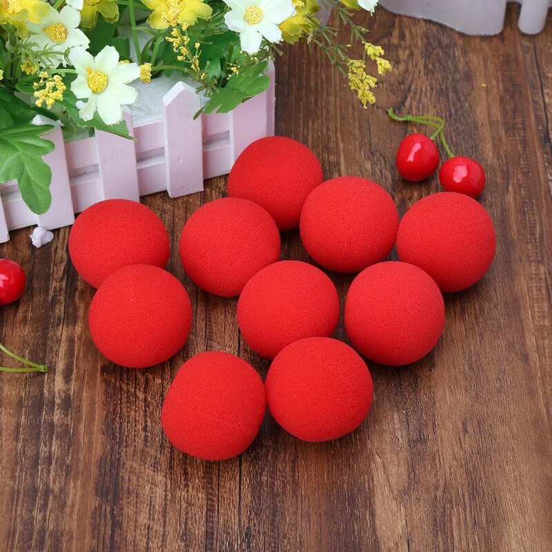 10PCS 3.5cm Finger Sponge Ball magic tricks Classical magician Illusion Comedy close-up stage card magic Accessories