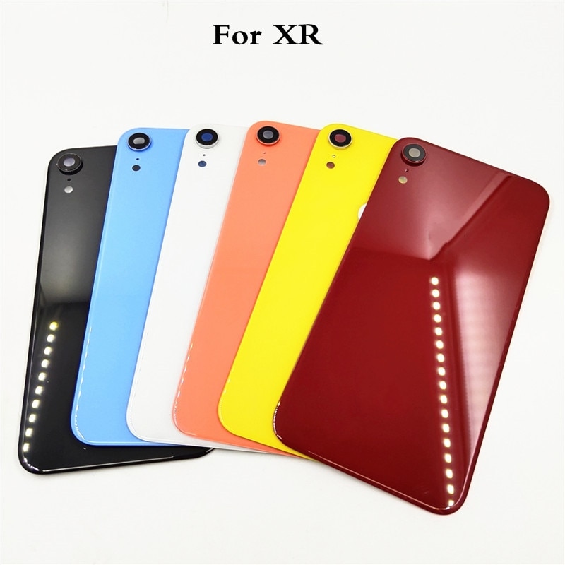 6.1 tuumaa apple iphone xr takaakun kansi takalasin kotelon kotelon korjausosa kameran linssillä